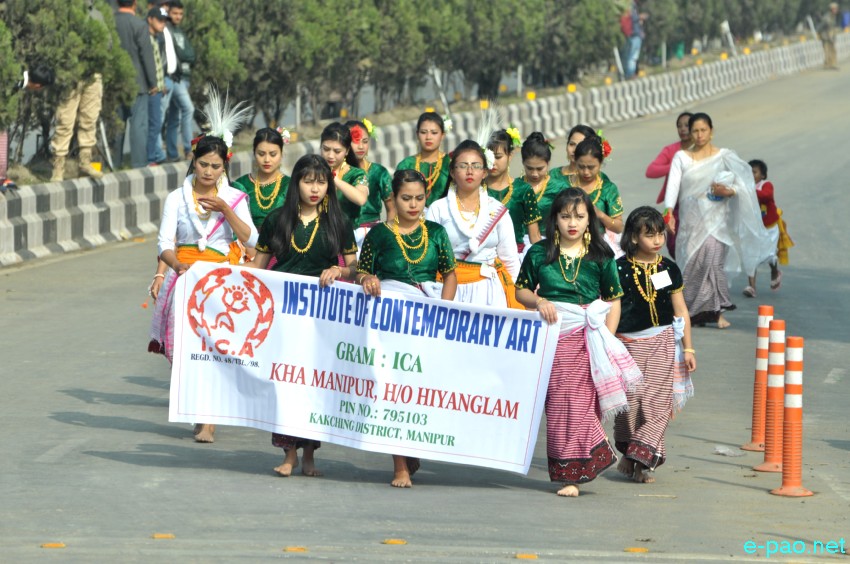 Traditional Cultural Performance : 69th Indian Republic Day at Kangla, Imphal :: January 26 2018