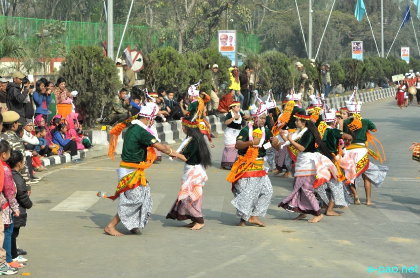 Traditional Cultural Performance : 69th Indian Republic Day at Kangla, Imphal :: January 26 2018
