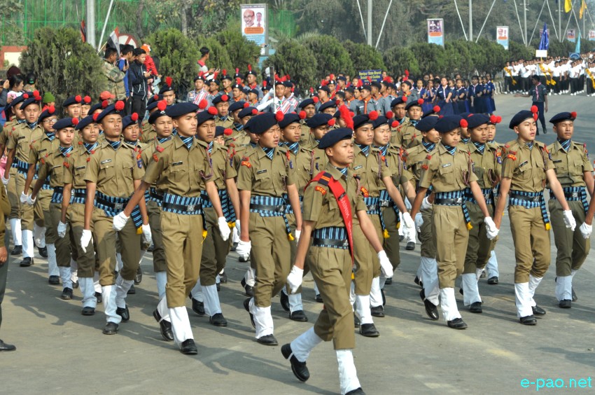 March Past : 69th Indian Republic Day at Kangla, Imphal :: January 26 2018