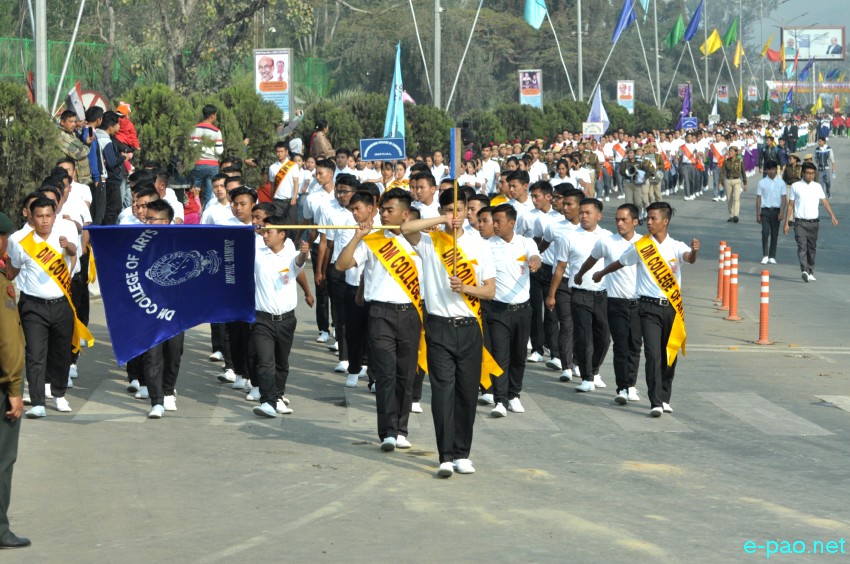 March Past : 69th Indian Republic Day at Kangla, Imphal :: January 26 2018