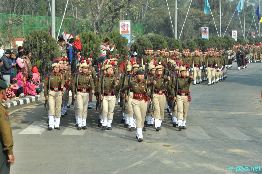 March Past : 69th Indian Republic Day at Kangla, Imphal :: January 26 2018