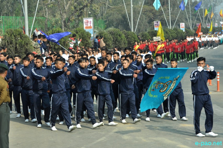 March Past : 69th Indian Republic Day at Kangla, Imphal :: January 26 2018