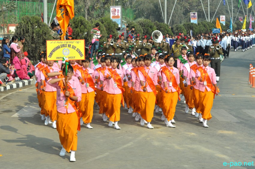 March Past : 69th Indian Republic Day at Kangla, Imphal :: January 26 2018