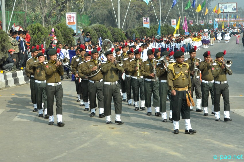 March Past : 69th Indian Republic Day at Kangla, Imphal :: January 26 2018