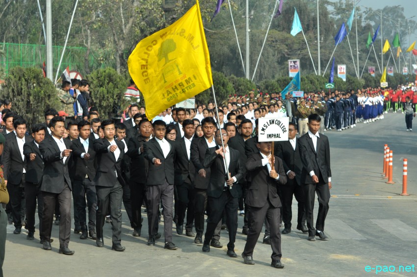 March Past : 69th Indian Republic Day at Kangla, Imphal :: January 26 2018