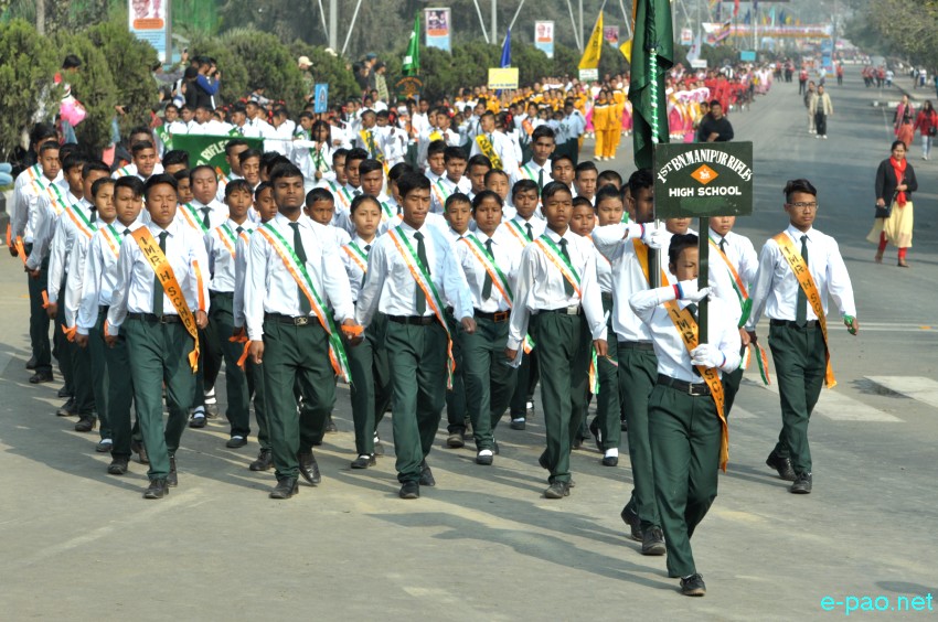 March Past : 69th Indian Republic Day at Kangla, Imphal :: January 26 2018