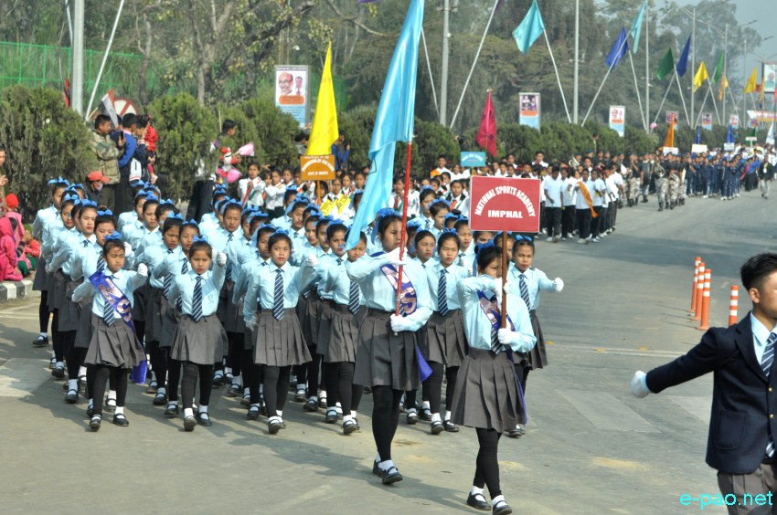 March Past : 69th Indian Republic Day at Kangla, Imphal :: January 26 2018