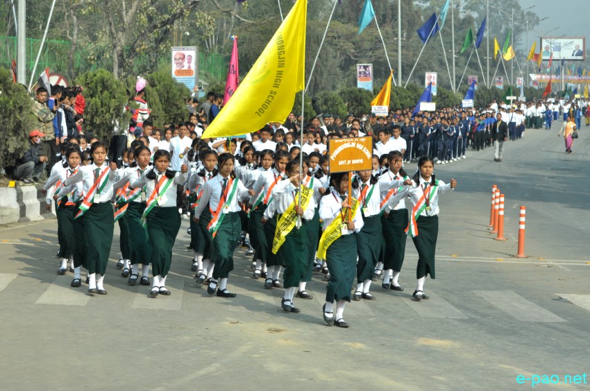 March Past : 69th Indian Republic Day at Kangla, Imphal :: January 26 2018