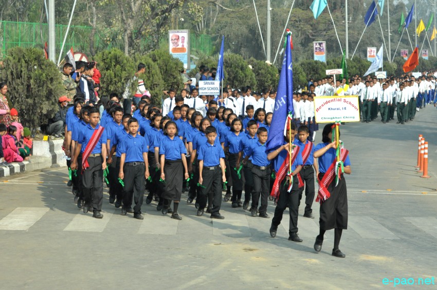 March Past : 69th Indian Republic Day at Kangla, Imphal :: January 26 2018