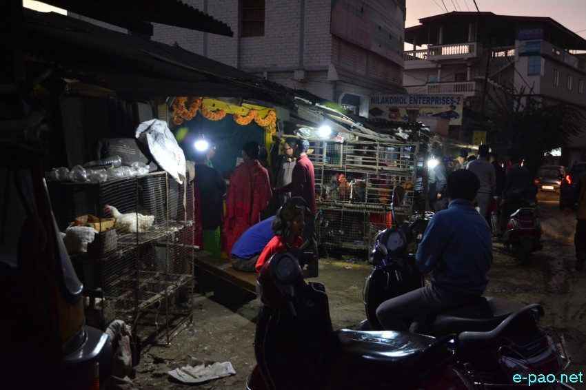 Bye Bye 2018 :: People buying Meat at Imphal area on eve of New Year 2019 :: 31st December 2018