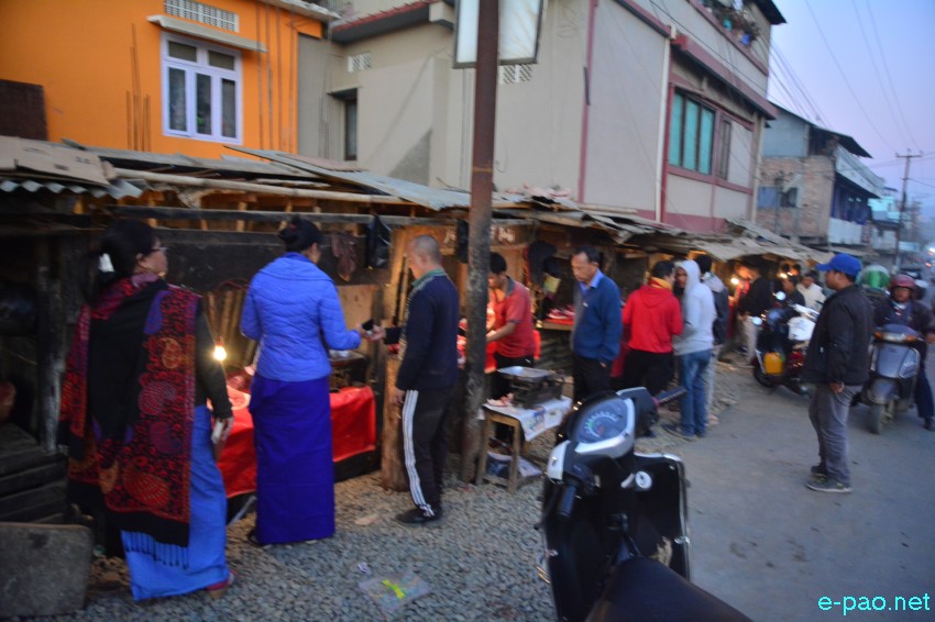 Bye Bye 2018 :: People buying Meat at Imphal area on eve of New Year 2019 :: 31st December 2018