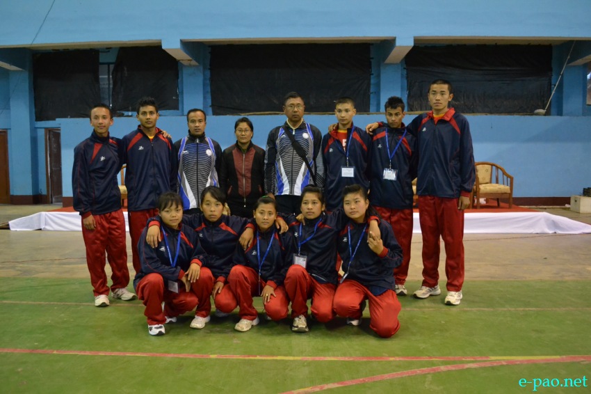 Sepak Takraw U-19 Yrs Game at 59th National School Games 2013 at Indoor Stadium, Khuman Lampak :: 10 Dec 2013