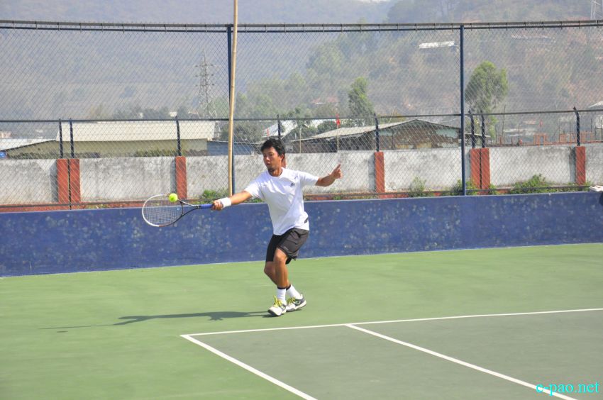 1st Manipur Tennis League, 2014  at THAU Ground, Thangmeiband  :: 12 April  2014