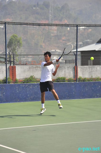 1st Manipur Tennis League, 2014  at THAU Ground, Thangmeiband  :: 12 April  2014