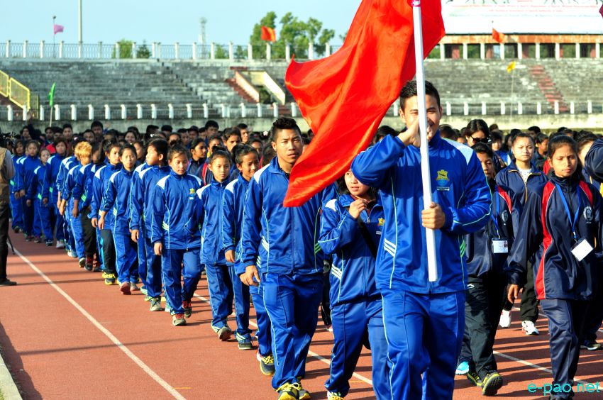 Closing ceremony of National Level North East Games at Khuman Lampak :: 7th March 2016