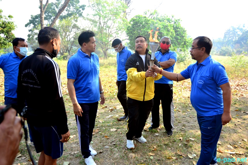 Torch Rally and Opening ceremony of 11th Journalists' Sports Meet from Kangla :: 27 March 2021