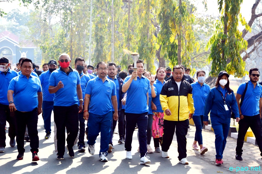 Torch Rally and Opening ceremony of 11th Journalists' Sports Meet from Kangla :: 27 March 2021