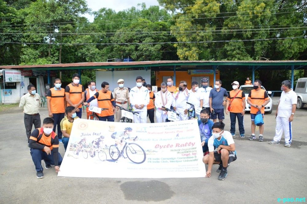  Observance of National Sports Day 2021 - Cycle Rally