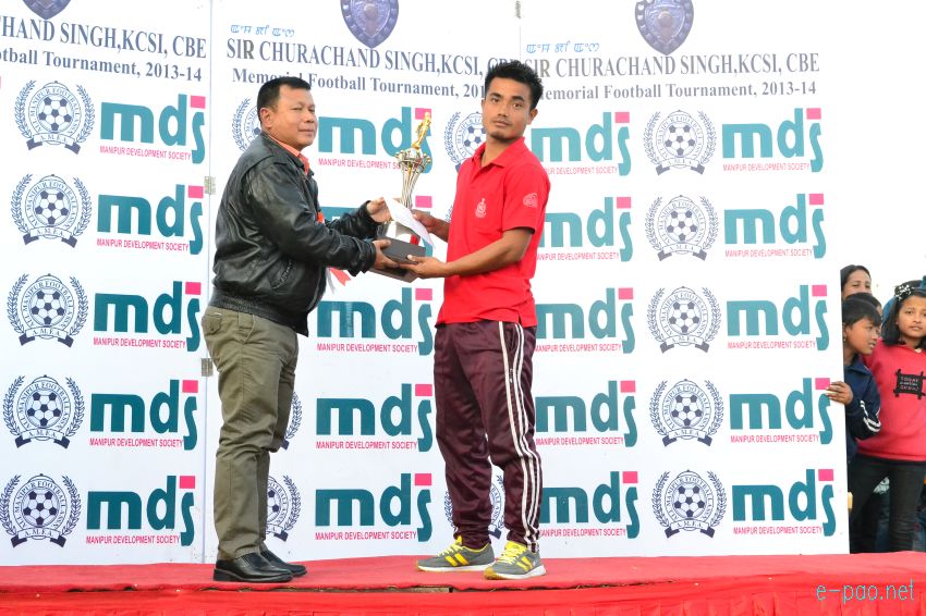 TRAU, Kwakeithel Vs SSB West Bengal  in Final match  of 57th (CC Meet) All India Sir Churachand Memorial football 2013-14 :: 11 Jan 2014