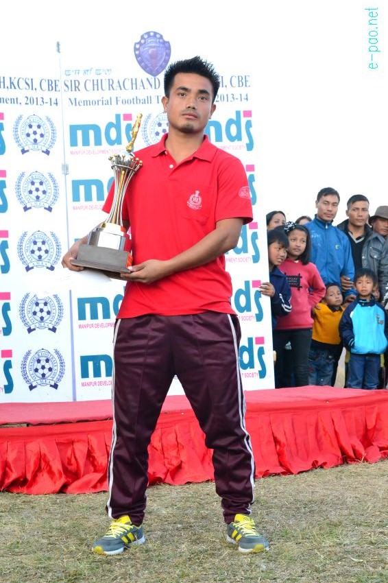 TRAU, Kwakeithel Vs SSB West Bengal  in Final match  of 57th (CC Meet) All India Sir Churachand Memorial football 2013-14 :: 11 Jan 2014