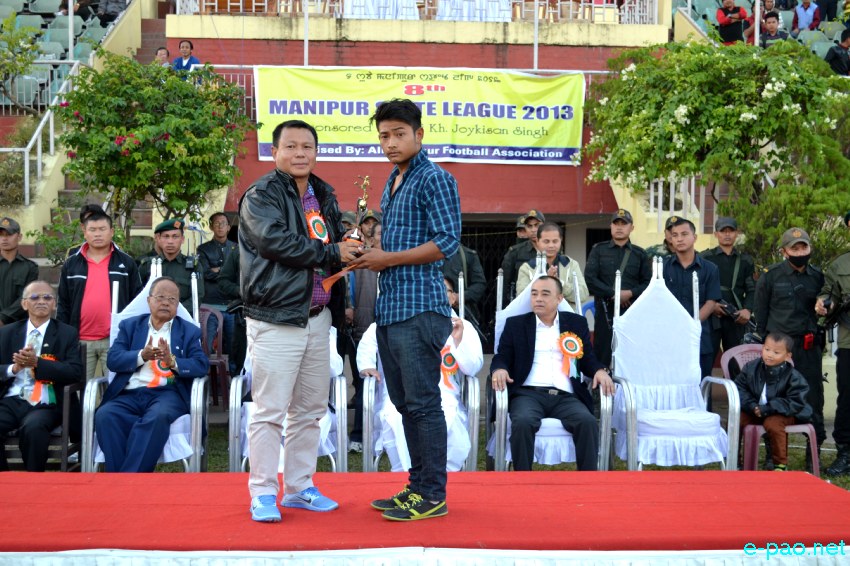 Final at 8th Manipur State League Football Tournament : NISA, Thangmeiband Vs SSU, Singjamei :: 07 Nov 2013