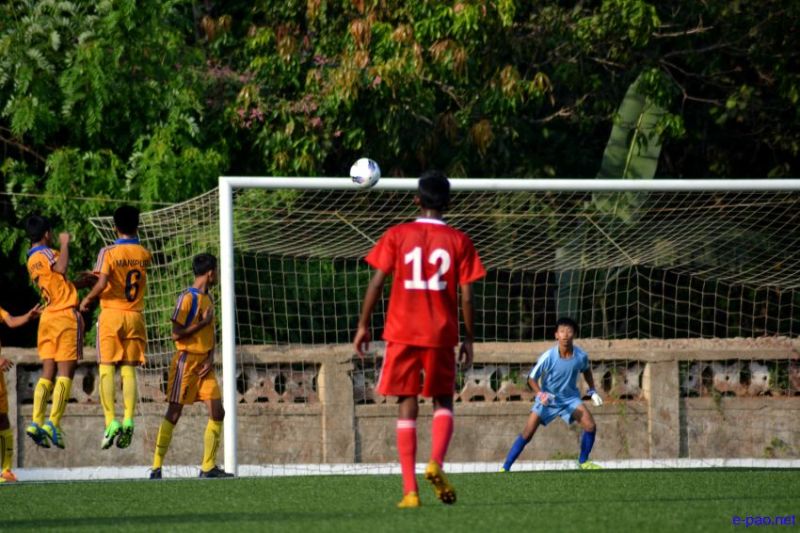 Manipur beat Air India Mumbai Team  by 1-0 in Semi-final match of Manchester United Premier Cup Football - West zone at Goa :: 08 May 2013