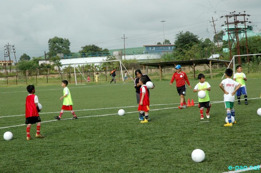 Grass-root football development programme at Artificial turf, Lamlong :: 9th September 2013