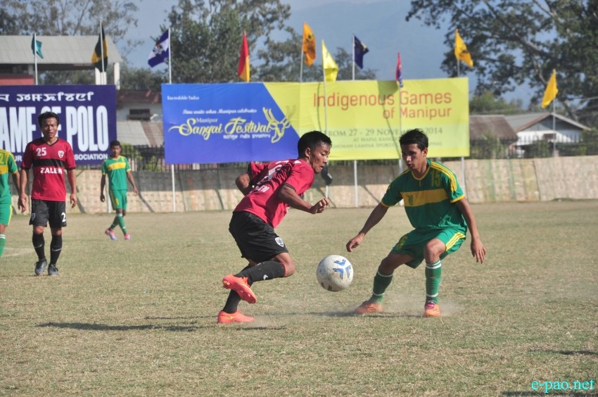 58th CC Meet Football Tournament - FC Zalen Vs UBSA, Kakching at Mapal Kangjeibung :: 18 Dec 2014