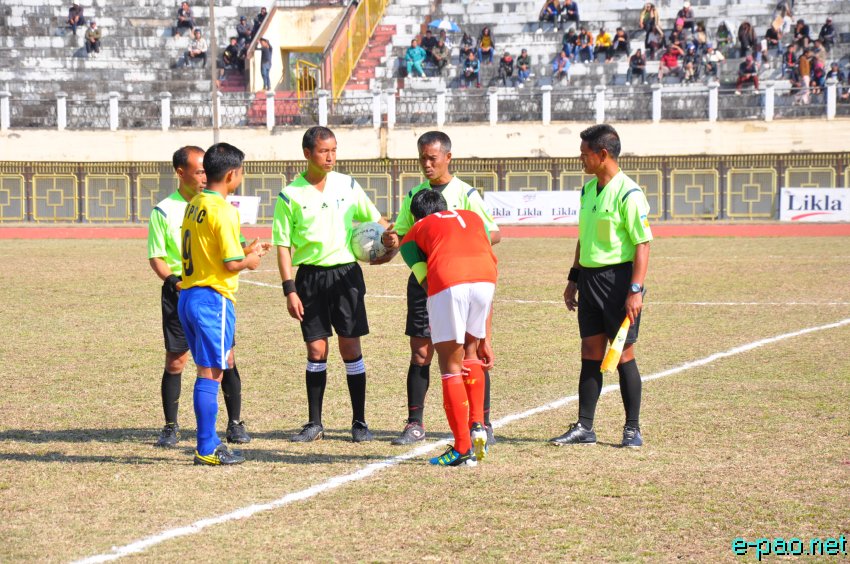 58th CC Meet Football Tournament - 2nd Semifinal match: TRAU, Kwakeithel Vs MPSC  at Khuman Lampak, Imphal :: January 12 2015