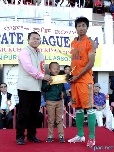 9th Manipur State League : Final Match Prize Distribution at Mapal Kangjeibung, Imphal :: 23 October 2014