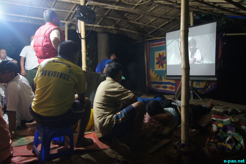 FIFA World Cup 2014 Fever in Imphal :: Football Fans watching at Keishampat, Keishamthong, Yaiskul :: July 5th 2014
