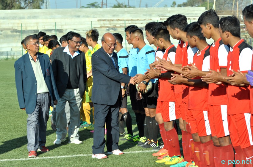Junior Boy's Inter District Football Tournament at Artificial Turf Ground, Khuman Lampak  ::  4th December 2017
