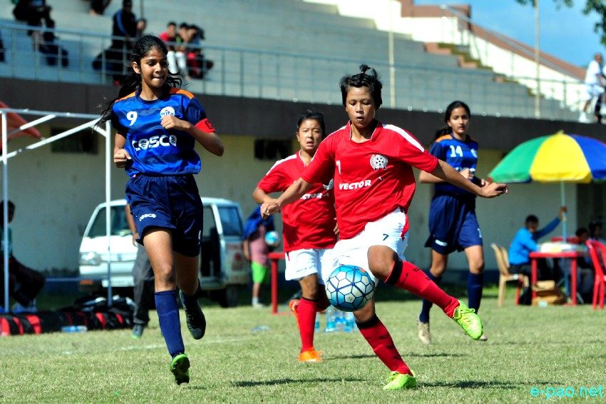 Sub-Junior Girls National Football Championship (Manipur Vs Maharashtra) at Kodompokpi, Wangjing :: 04 November 2017