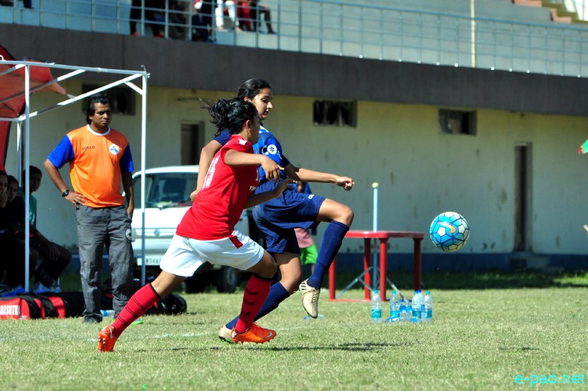 Sub-Junior Girls National Football Championship (Manipur Vs Maharashtra) at Kodompokpi, Wangjing :: 04 November 2017
