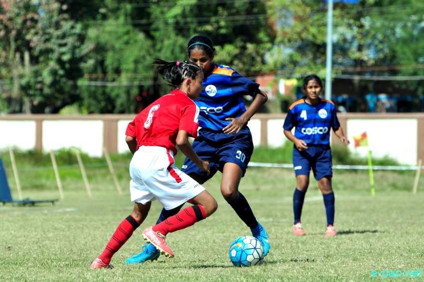 Sub-Junior Girls National Football Championship (Manipur Vs Maharashtra) at Kodompokpi, Wangjing :: 04 November 2017