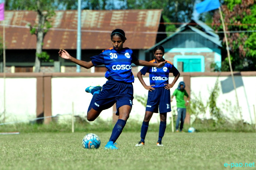 Sub-Junior Girls National Football Championship (Manipur Vs Maharashtra) at Kodompokpi, Wangjing :: 04 November 2017