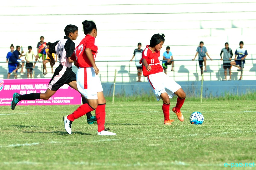 Sub-Junior Girls National Football Championship (Manipur Vs Himachal Pradesh ) at Kodompokpi, Wangjing :: 26 October 2017