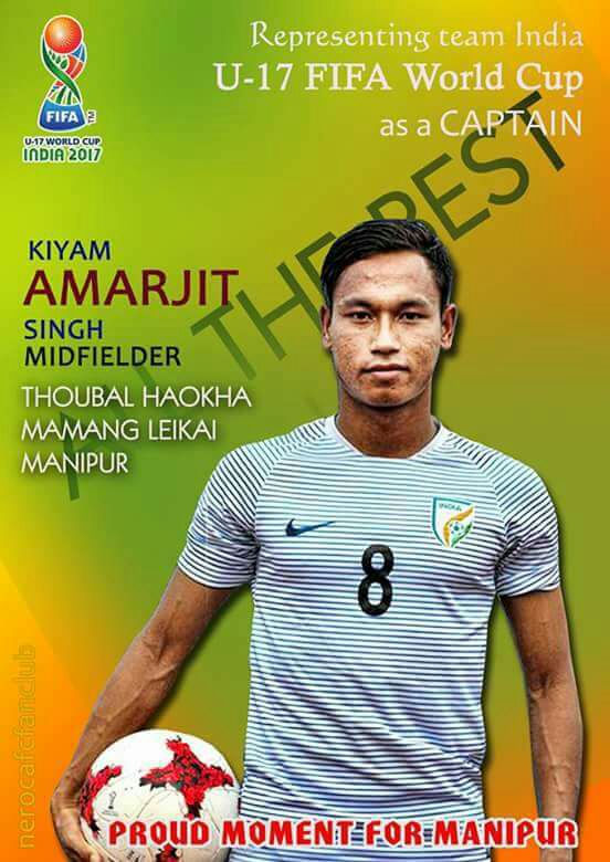 FIFA U-17 World Cup team captain Amarjit Kiyam