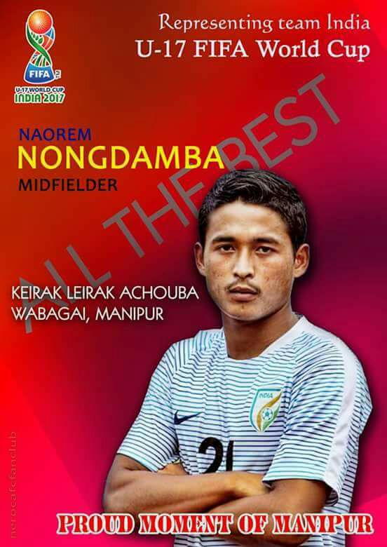 FIFA U-17 World Cup : Midfielder Nongdamba Naorem
