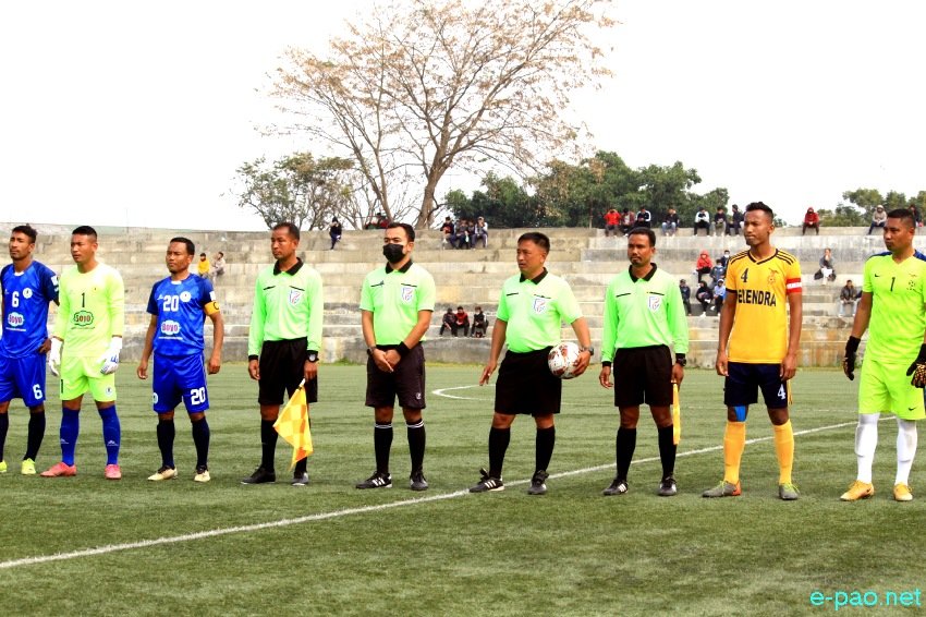 Final Match of 14th Manipur State League 2021 at Artificial Turf Ground, Khuman Lampak, Imphal  ::  3rd February 2022