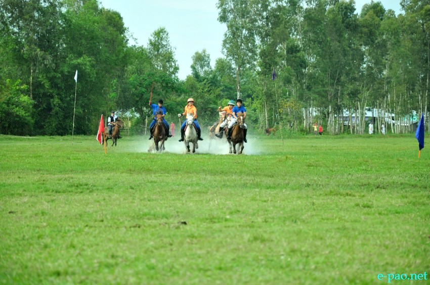 Women's Polo Exhibition Match at Sambanlei Sekpil School Sports Meet, Kumbi :: 21 October 2013