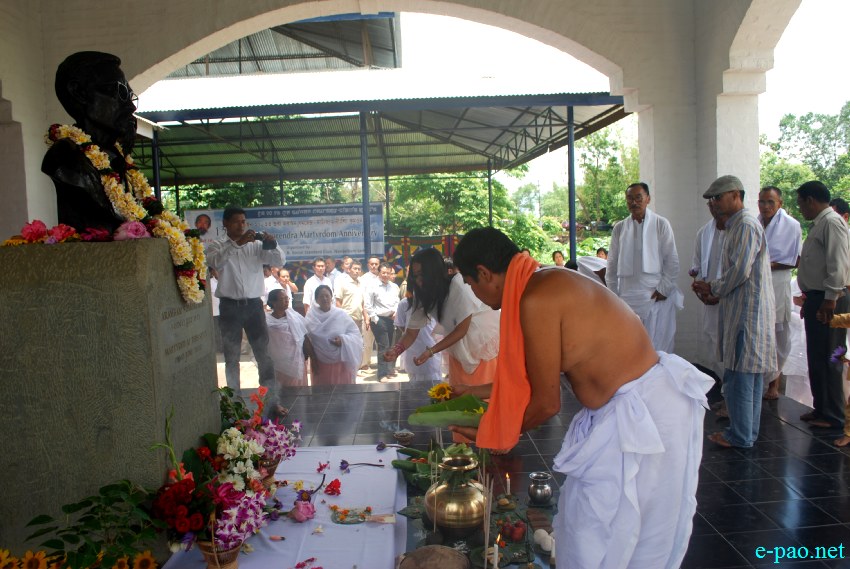 13th Death Anniversary of (late) Arambam Somorendra Martyrdom held at different parts of Manipur :: 10 June 2013