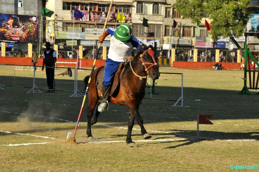 Closing ceremony of 11th Director General Assam Rifles Cup State Equestrian Championship 2014 at Mapal Kangjeibung, Imphal ::  4 Feb 2014