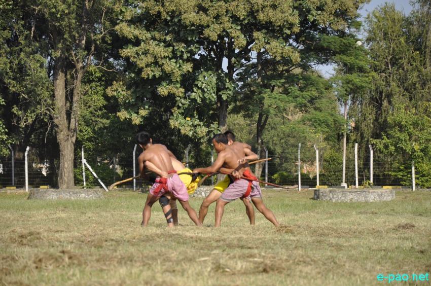 Mukna Kangjei and Mukna - Indigenous Games of Manipur - played on Mera Houchongba at Kangla :: 8 Oct 2014