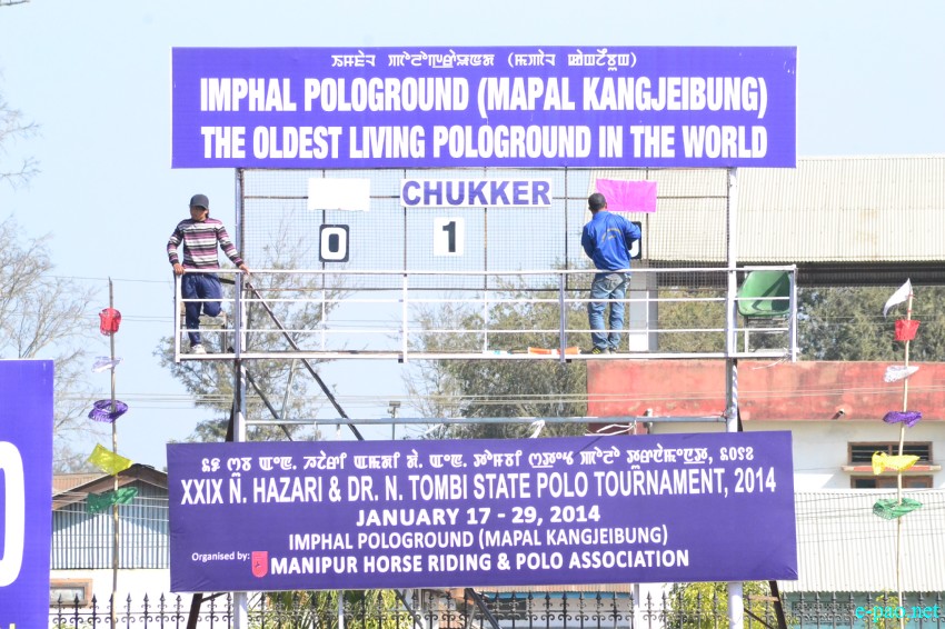 1st Semifinal : 29th N Hazari and Dr N Tombi Singh State Polo Tournament at Mapal Kangjeibung ::  2th January 2014