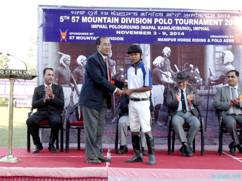 5th 57 Mountain Division Polo Finals : Prize Distribution at Imphal Pologround :: November 09 2014