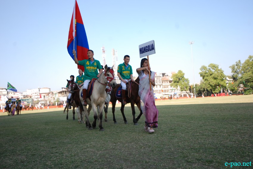 Mongolia Polo Team at 8th Manipur Polo International 2014 at Mapal Kangjeibung on November 22 2014