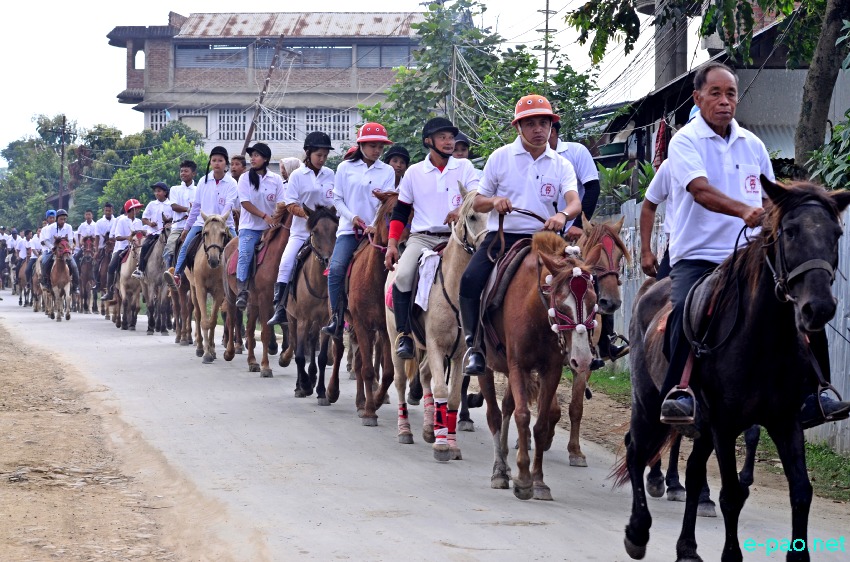 'Save Manipuri Pony Awareness Procession' : Flagged off from Pony Breeding Farm, Lamphelpat :: 28 September 2014