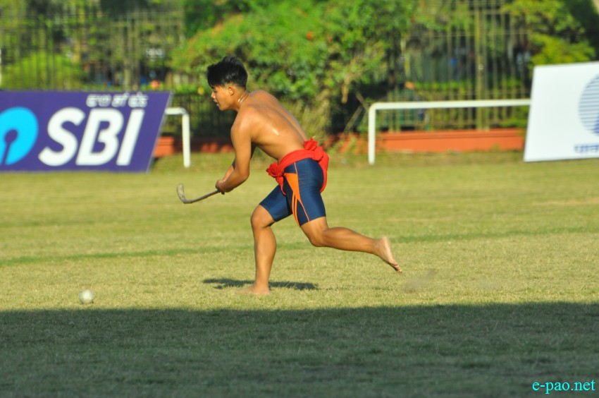 Mukna Kangjei -  An indigenous game of Manipur - during an exhibition match :: last week of November 2018