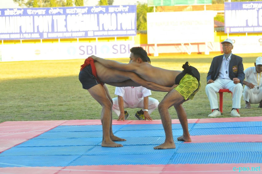 Mukna - An indigenous game of Manipur - during an exhibition match :: last week of November 2018